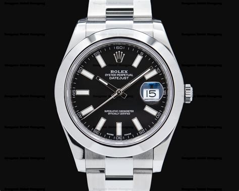 rolex datejust ii stainless steel black roman dial-116300|Rolex Datejust ii price used.